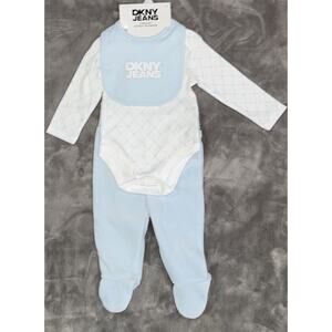 DKNY 3 Piece Set for Baby Size 6/9 Months